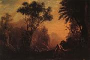 Claude Lorrain Landscape with a Hermit painting